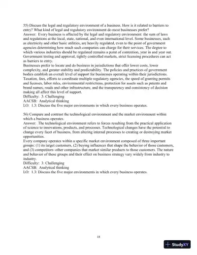 Test Bank for Business in Action , 8th Edition - Page 19 preview image