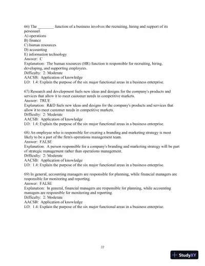 Test Bank for Business in Action , 8th Edition - Page 23 preview image