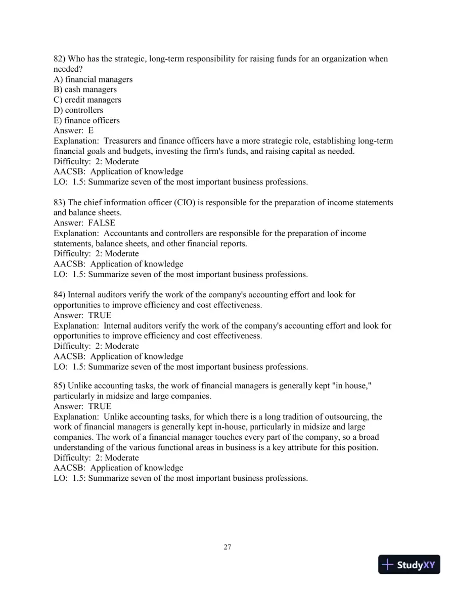 Test Bank for Business in Action , 8th Edition, page 28