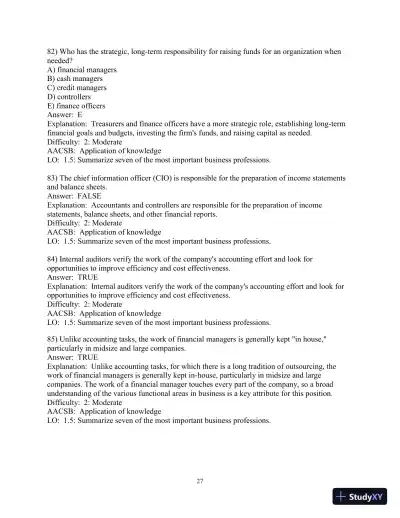 Test Bank for Business in Action , 8th Edition - Page 28 preview image