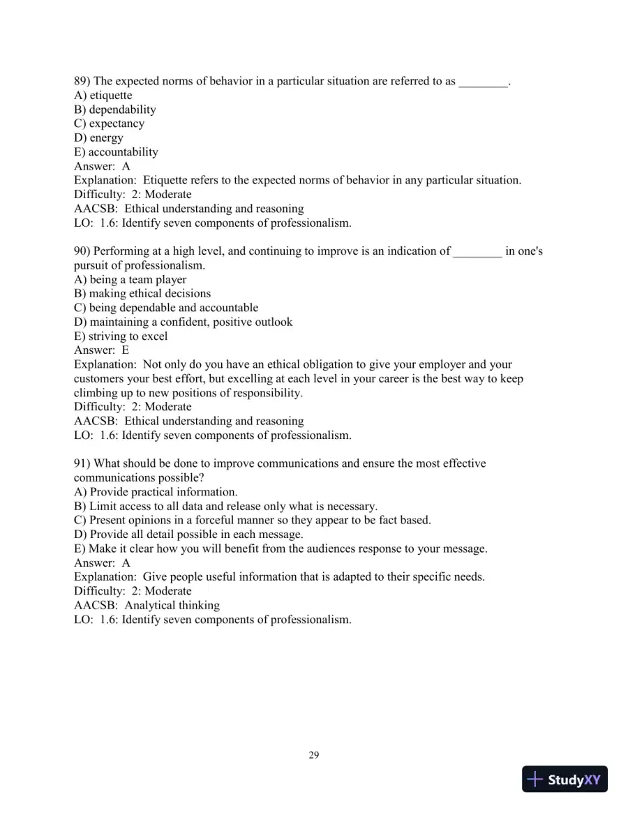 Test Bank for Business in Action , 8th Edition, page 30