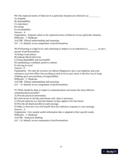 Test Bank for Business in Action , 8th Edition - Page 30 preview image