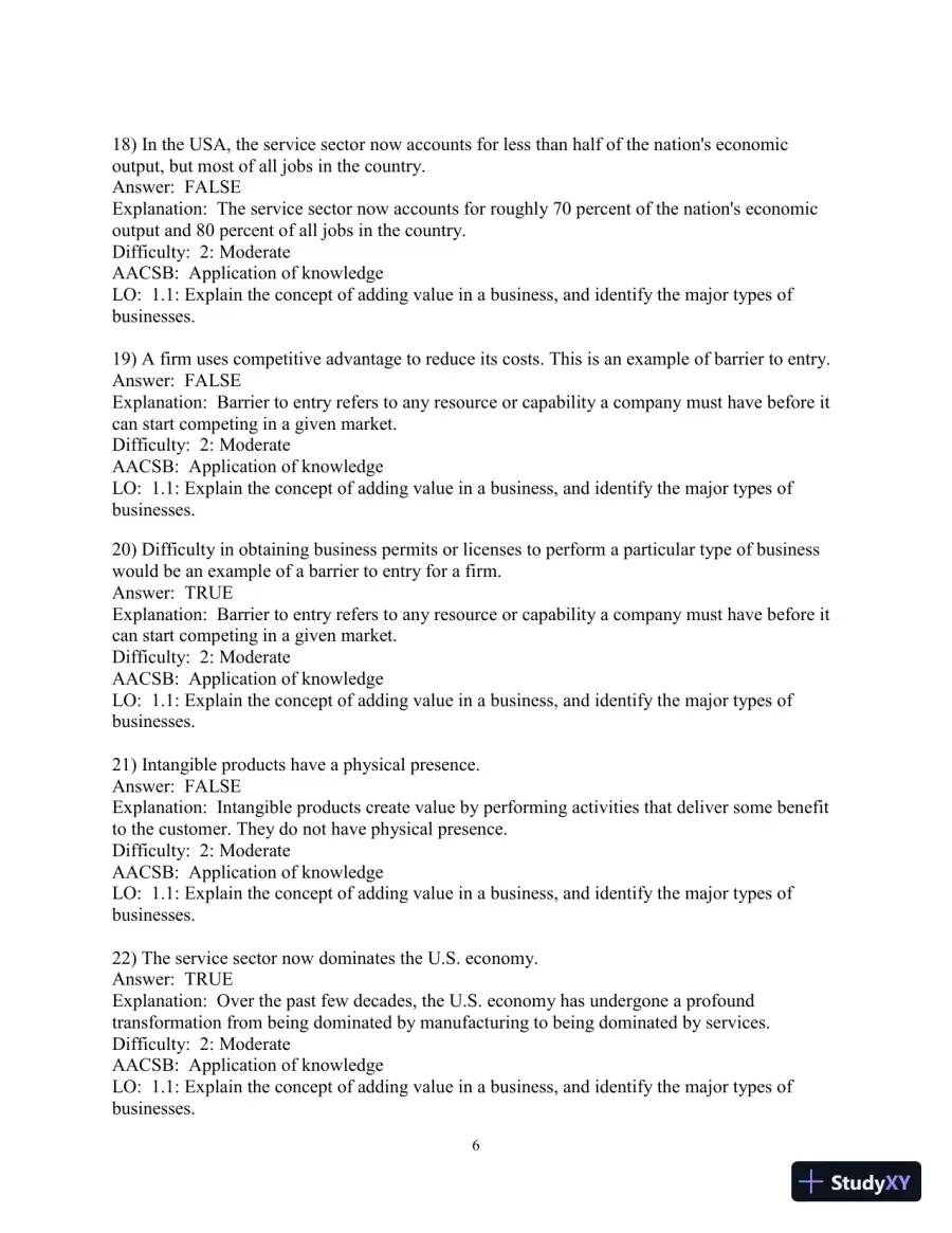 Test Bank for Business in Action , 8th Edition, page 7