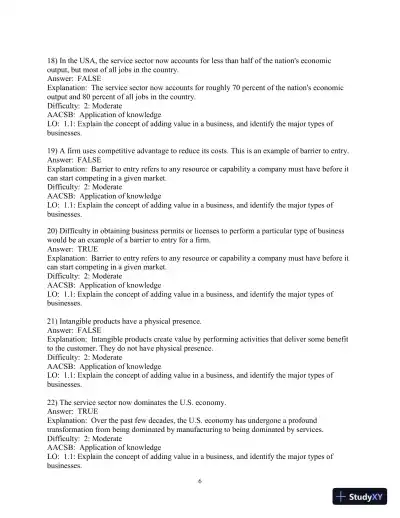 Test Bank for Business in Action , 8th Edition - Page 7 preview image