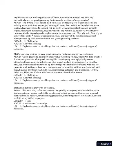 Test Bank for Business in Action , 8th Edition - Page 8 preview image