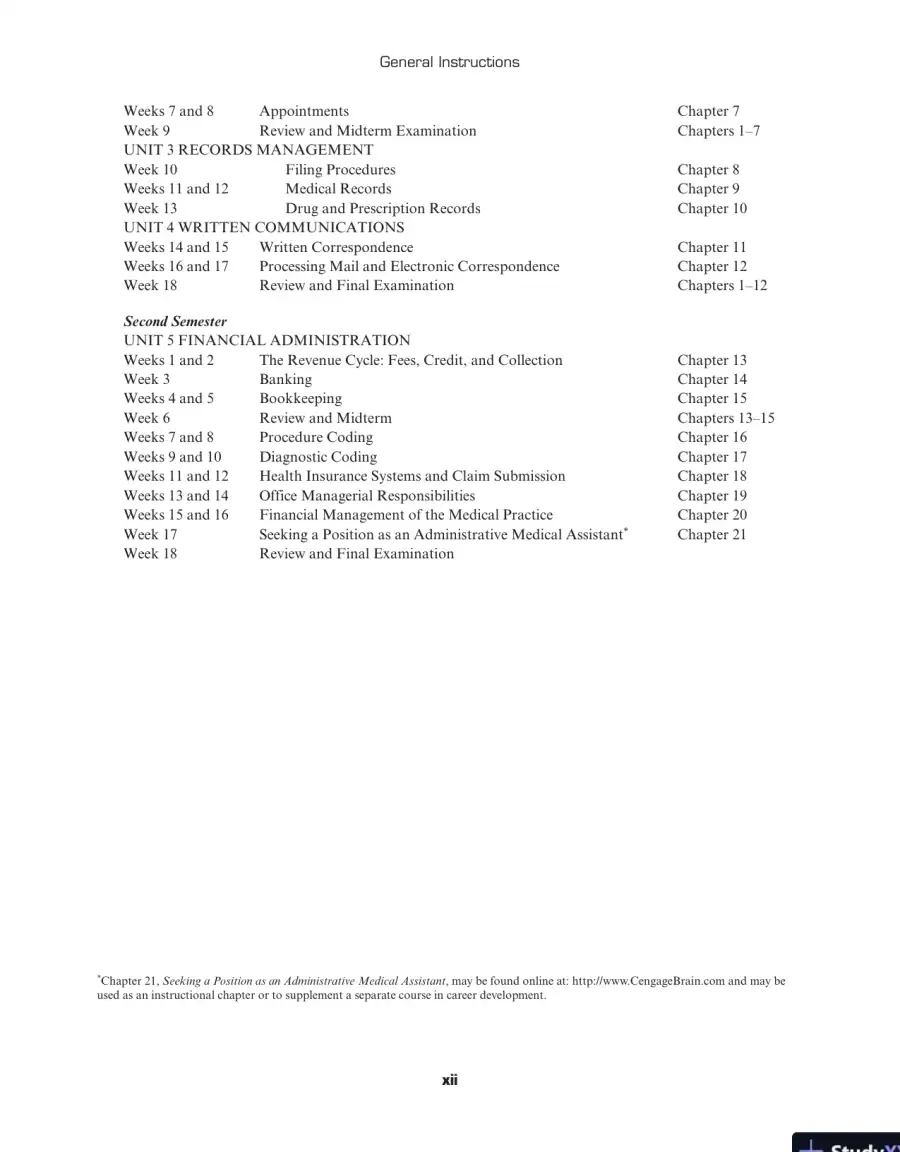 Solution Manual For Administrative Medical Assisting, 8th Edition, page 12