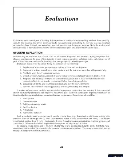 Solution Manual For Administrative Medical Assisting, 8th Edition - Page 13 preview image