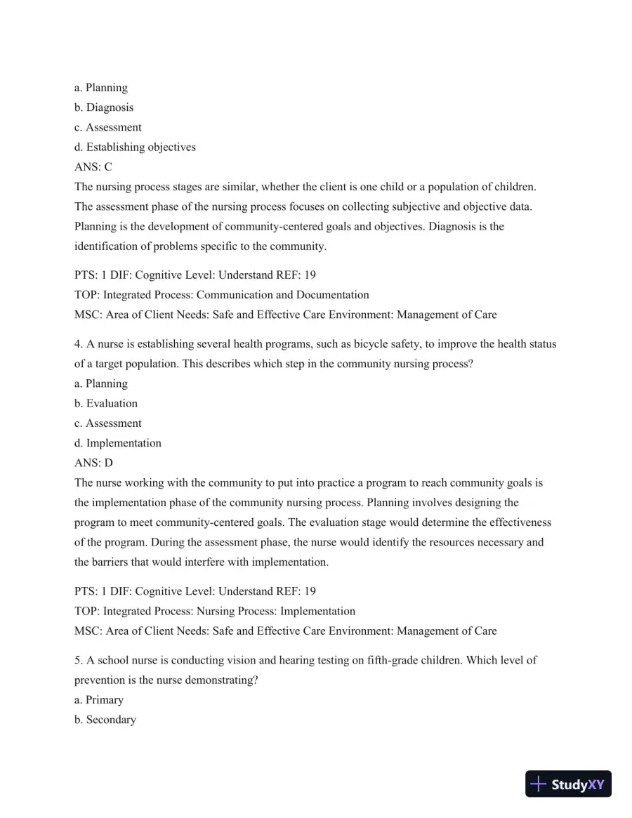 Test Bank For Wong's Essentials Of Pediatric Nursing, 9th Edition, page 11