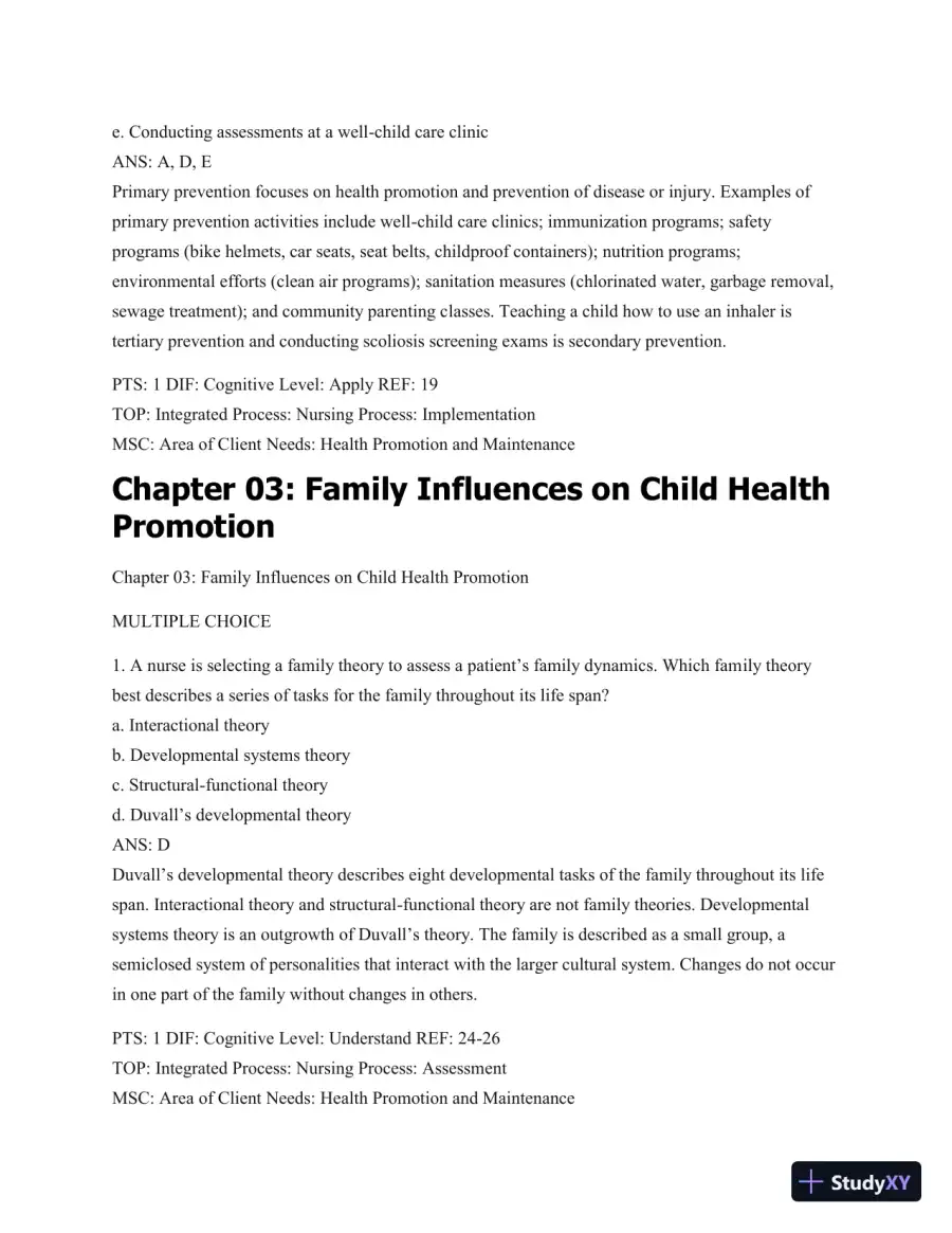 Test Bank For Wong's Essentials Of Pediatric Nursing, 9th Edition, page 13