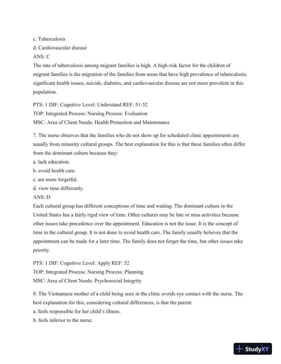 Test Bank For Wong's Essentials Of Pediatric Nursing, 9th Edition, page 27
