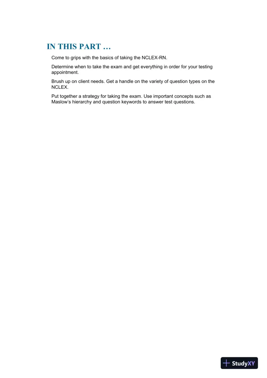 NCLEX-RN For Dummies with Online Practice Tests (2020), page 16