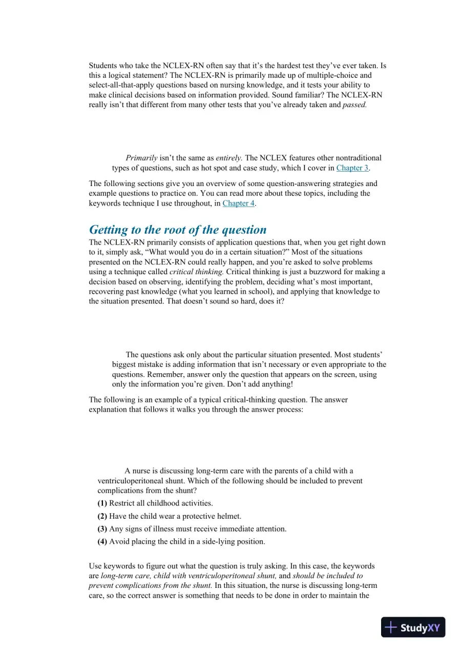 NCLEX-RN For Dummies with Online Practice Tests (2020), page 21