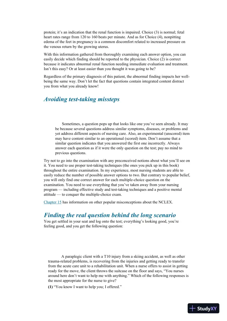 NCLEX-RN For Dummies with Online Practice Tests (2020), page 23