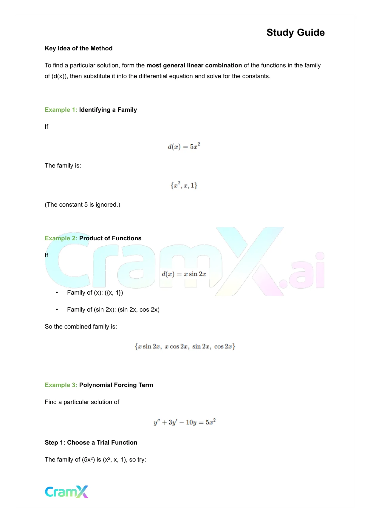Differential Equations - Second-Order Equations - Page 8 preview image