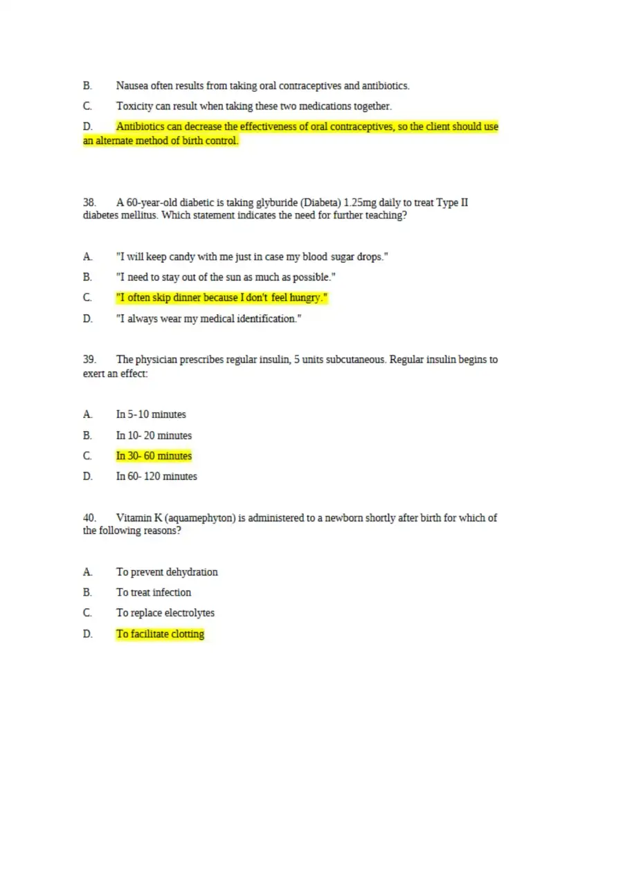 NCLEX-PN Final Exam, page 12