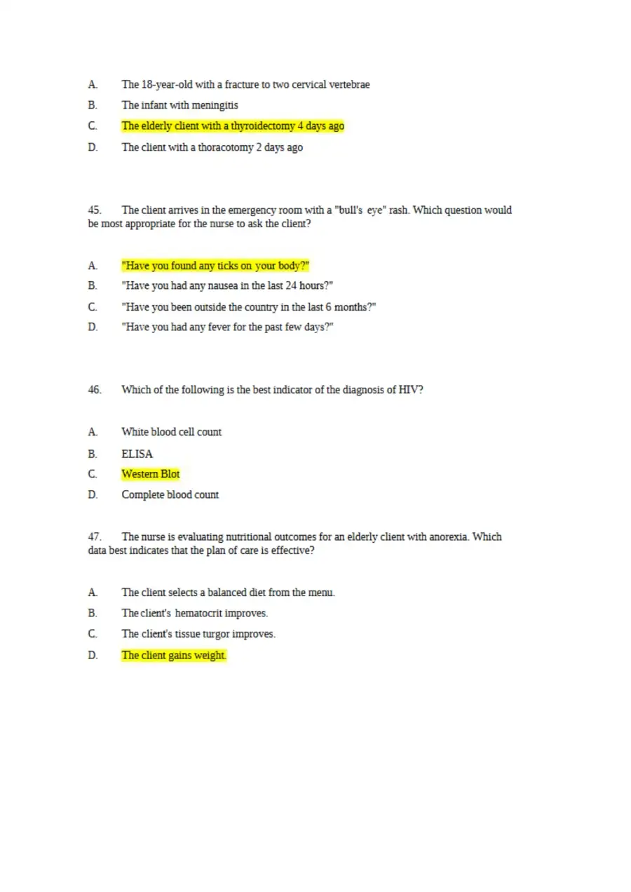 NCLEX-PN Final Exam, page 14