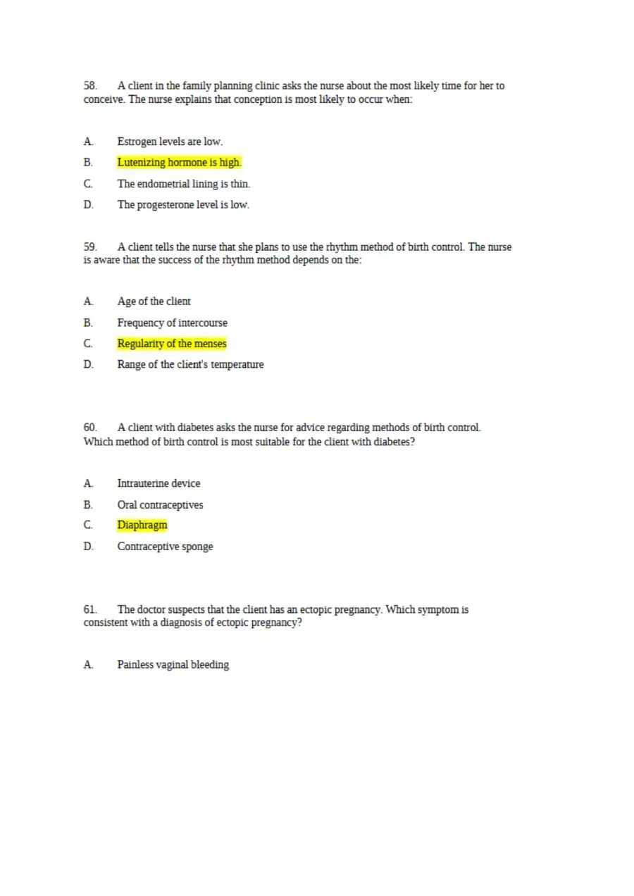 NCLEX-PN Final Exam, page 18