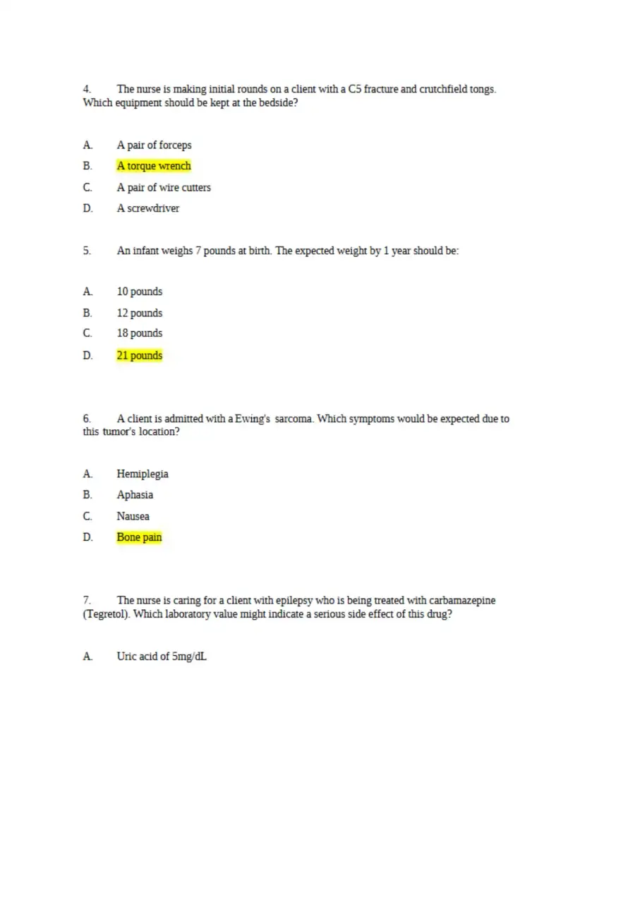 NCLEX-PN Final Exam, page 2