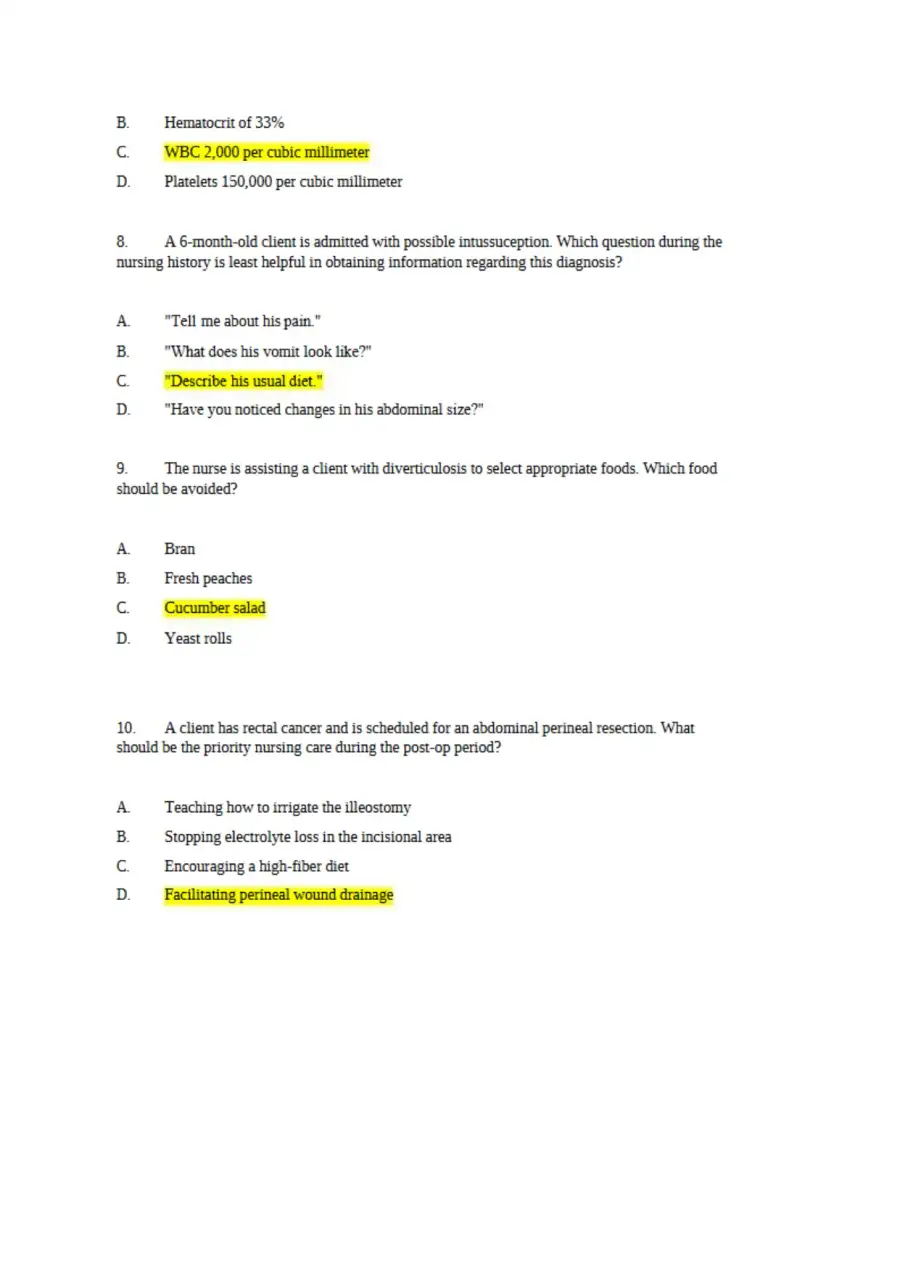 NCLEX-PN Final Exam, page 3