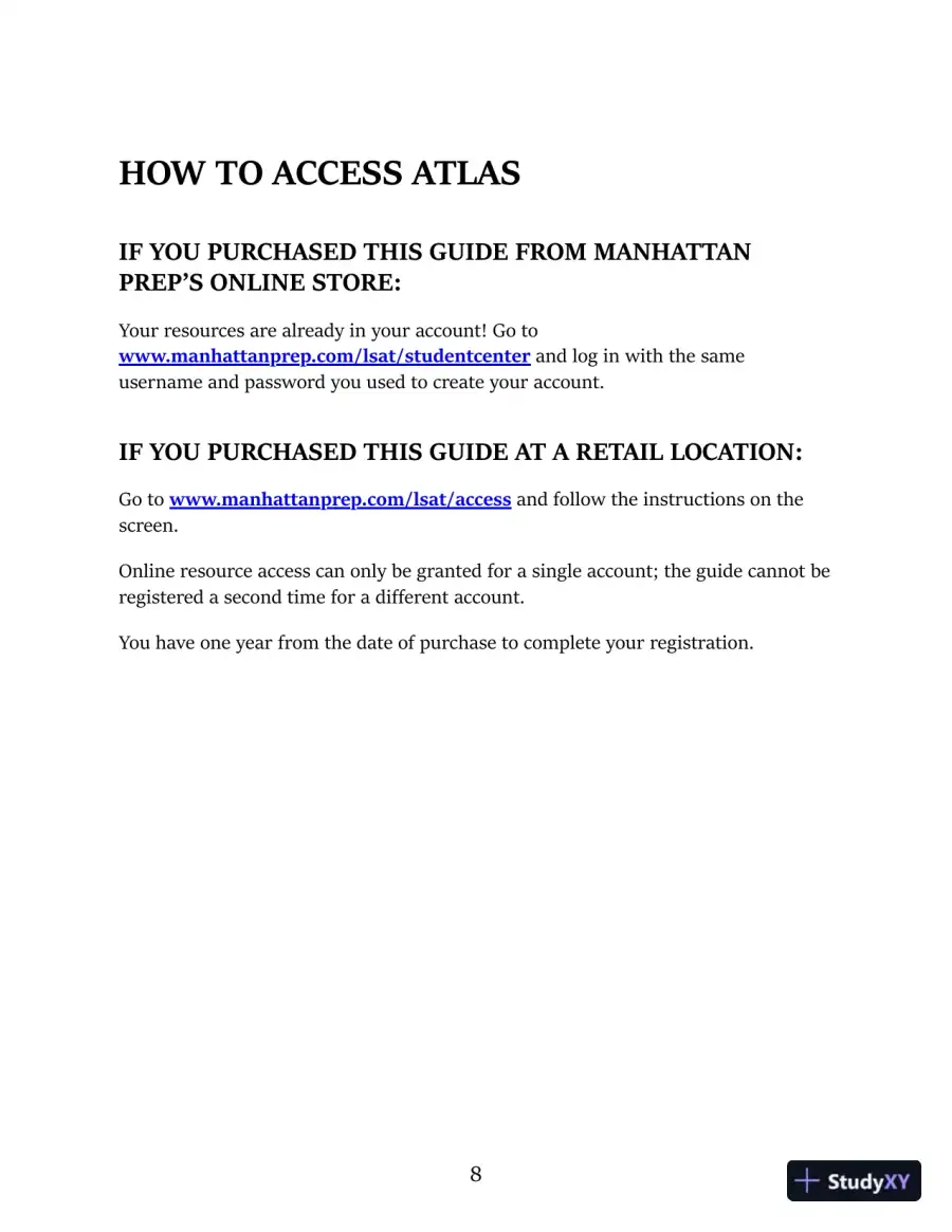 LSAT Reading Comprehension (Manhattan Prep LSAT Strategy Guides) (2020), page 10