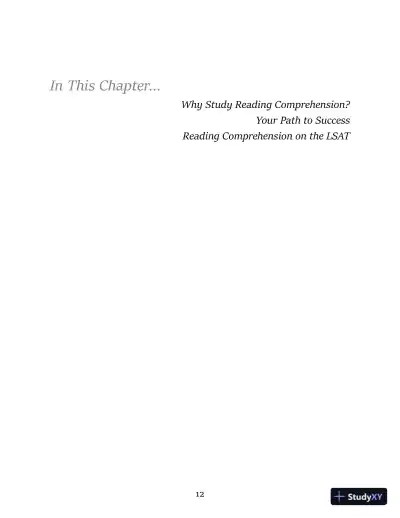 LSAT Reading Comprehension (Manhattan Prep LSAT Strategy Guides) (2020) - Page 14 preview image