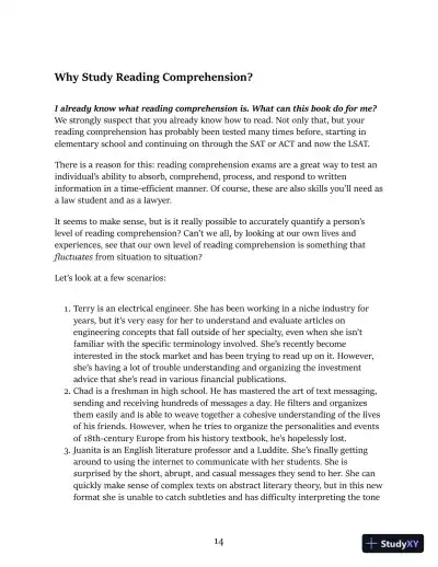 LSAT Reading Comprehension (Manhattan Prep LSAT Strategy Guides) (2020) - Page 16 preview image