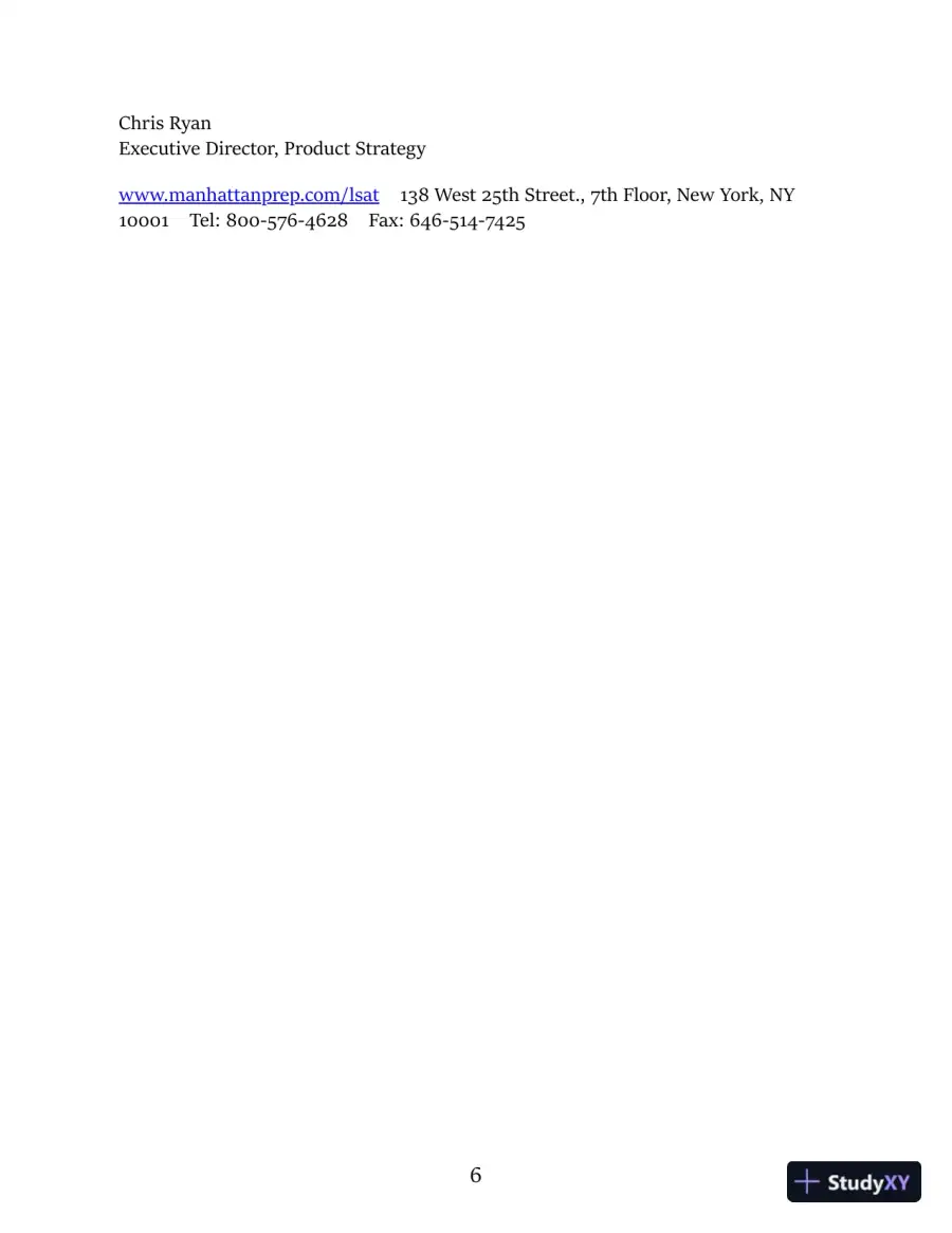 LSAT Reading Comprehension (Manhattan Prep LSAT Strategy Guides) (2020), page 8
