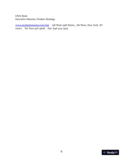 LSAT Reading Comprehension (Manhattan Prep LSAT Strategy Guides) (2020) - Page 8 preview image