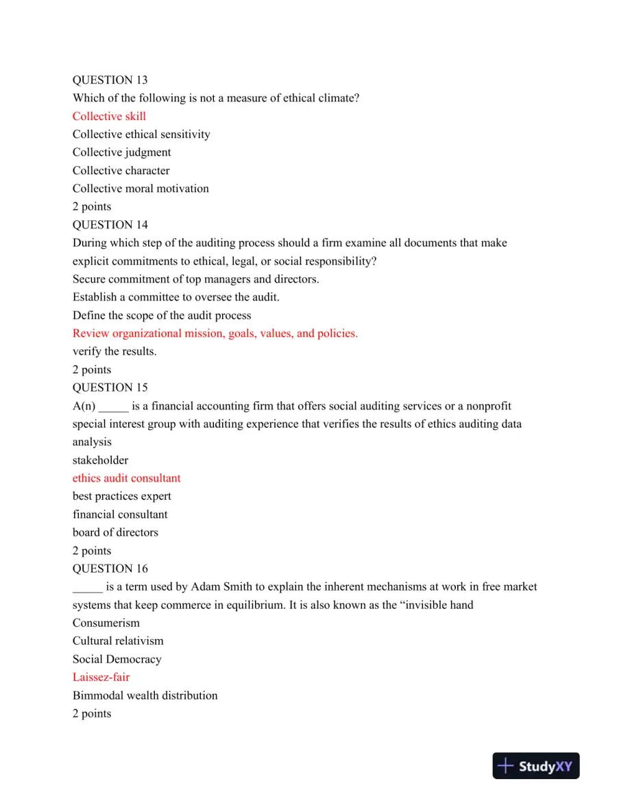NU MGT400 Final Exam 2015, page 5