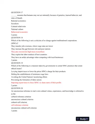 NU MGT400 Final Exam 2015 - Page 6 preview image