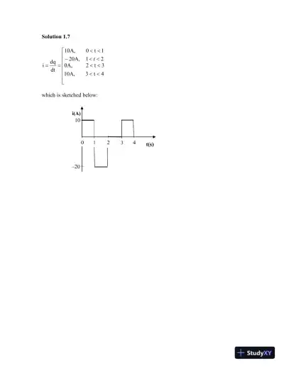 Solution Manual for Fundamentals of Electric Circuits, 6th Edition - Page 8 preview image