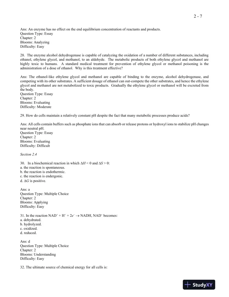 Molecular Cell Biology Eighth Edition Test Bank, page 8