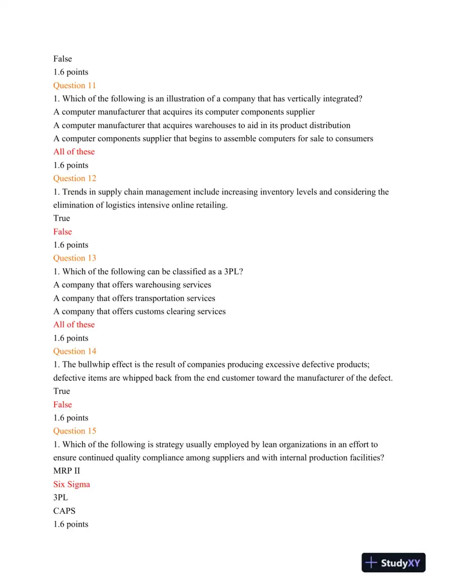 Kent MIS440 Chapter 1 Quiz, page 4