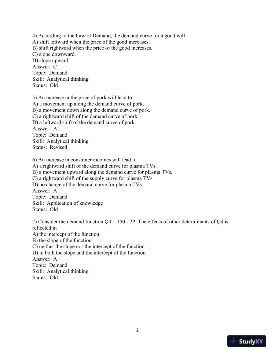 Test Bank for Microeconomics: Theory And Applications With Calculus , 5th Edition, page 15