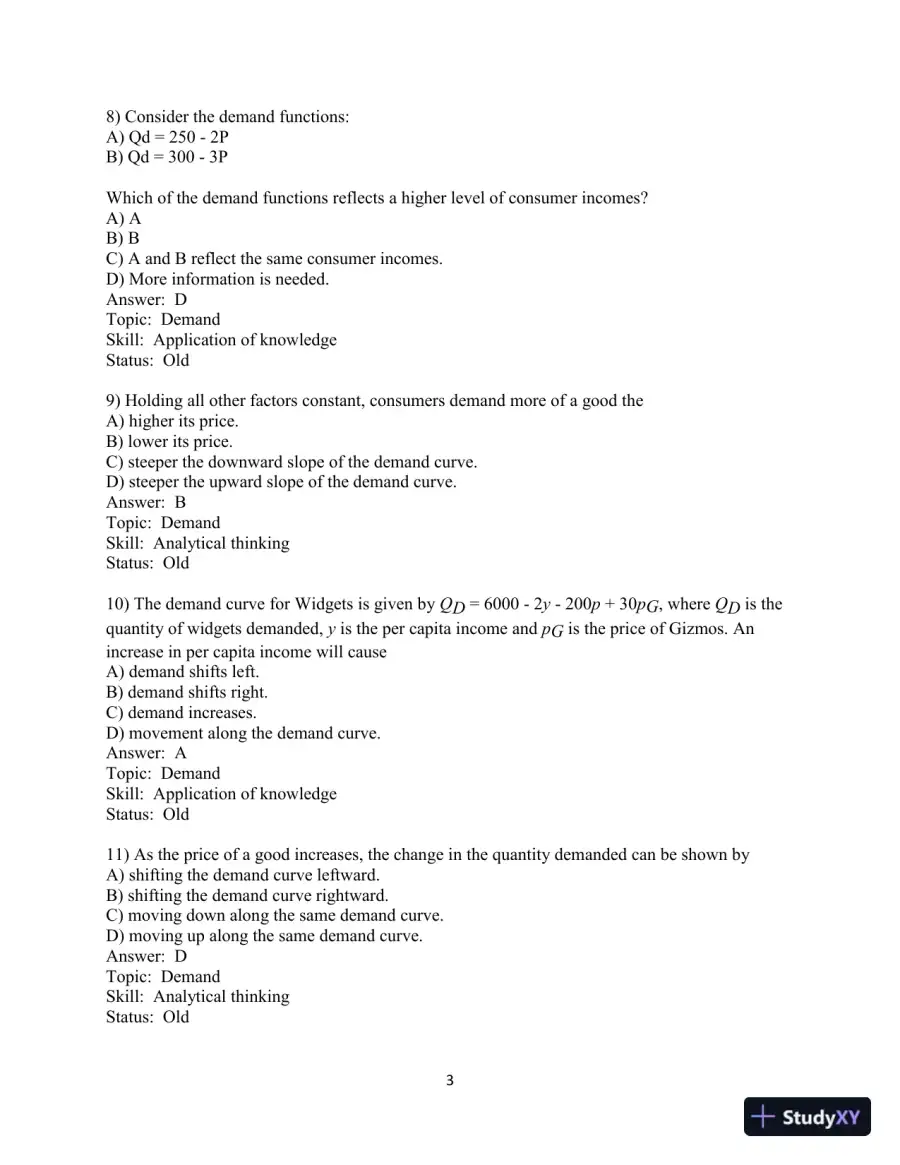 Test Bank for Microeconomics: Theory And Applications With Calculus , 5th Edition, page 16