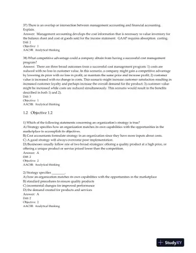 Horngren's Cost Accounting: A Managerial Emphasis 16th Edition Test Bank - Page 10 preview image