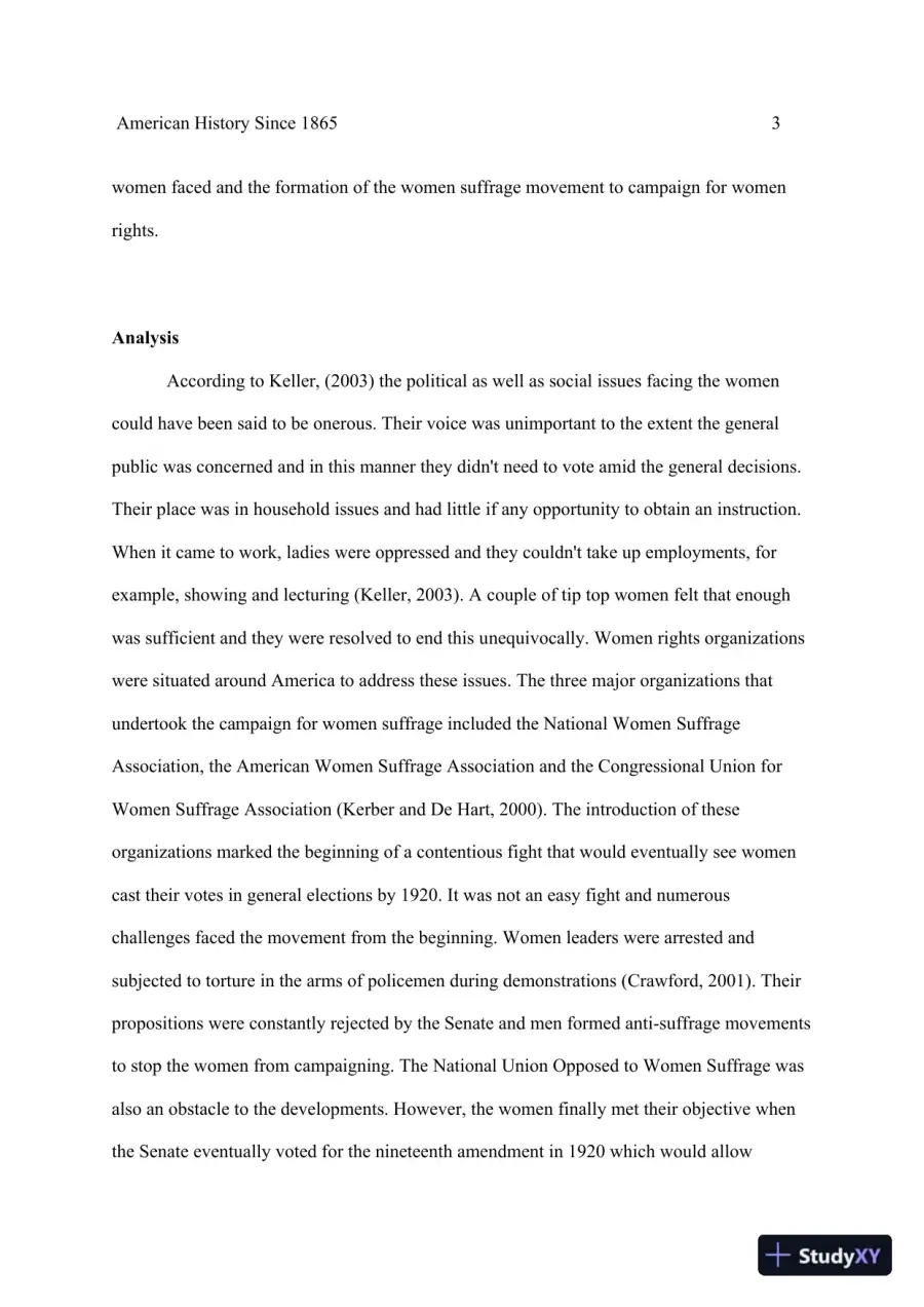HIS 204 American History Since 1865, page 4