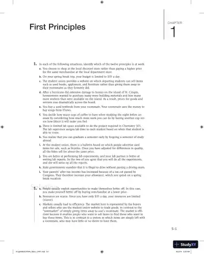 Macroeconomics Fourth Edition Solution Manual - Page 1 preview image