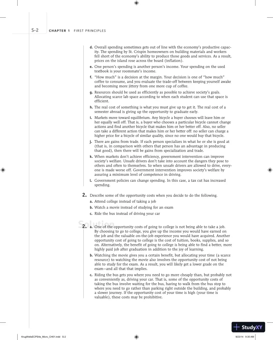 Macroeconomics Fourth Edition Solution Manual, page 3