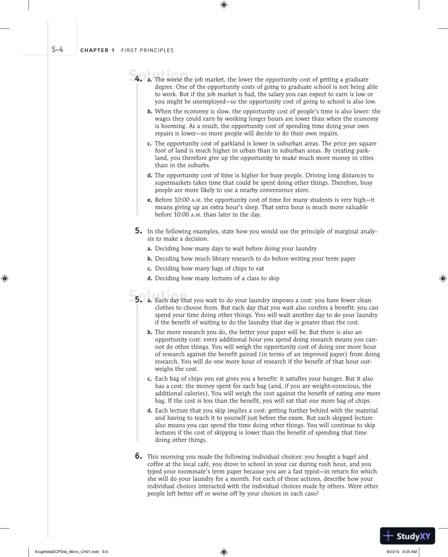 Macroeconomics Fourth Edition Solution Manual, page 5