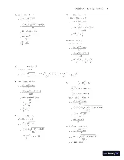 Solution Manual for Calculus I with Precalculus, 3rd Edition - Page 11 preview image