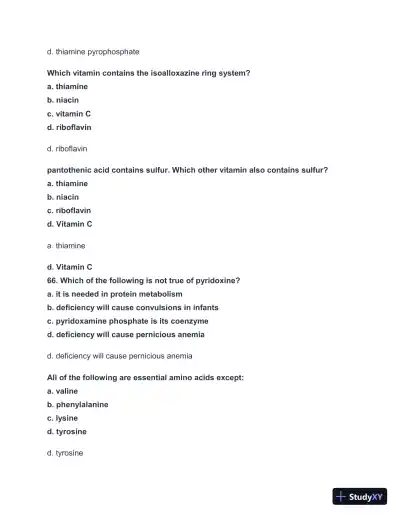 2024-2025 NBCE - Part 1 Practice test with Answers (336 Solved Questions) - Page 17 preview image