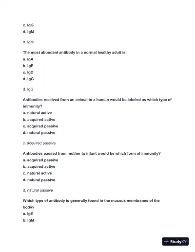 2024-2025 NBCE - Part 1 Practice test with Answers (336 Solved Questions) - Page 25 preview image
