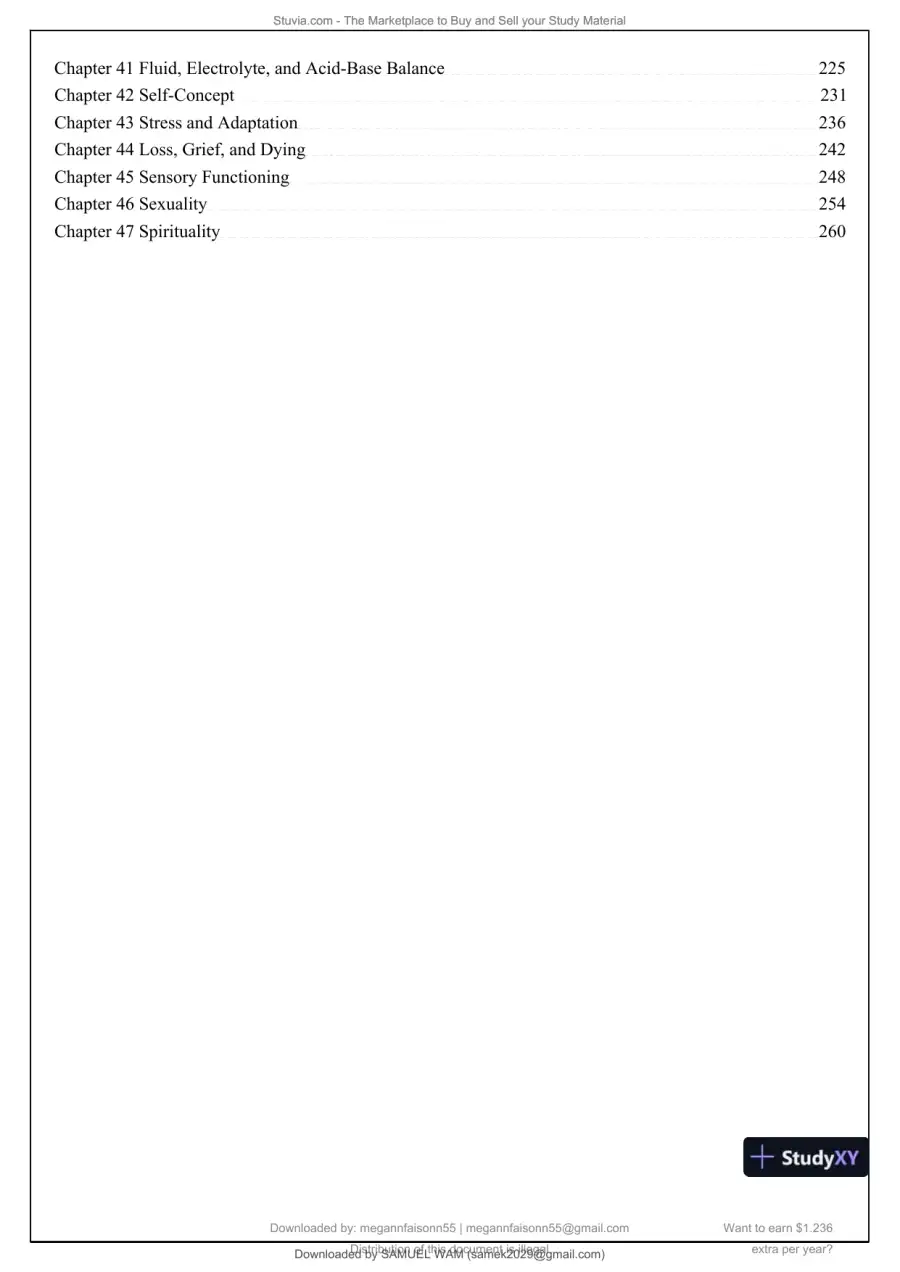 Test Bank for Fundamentals of Nursing: The Art and Science of Person-Centered Care, 10th North American Edition (Chapters 1-47), page 4