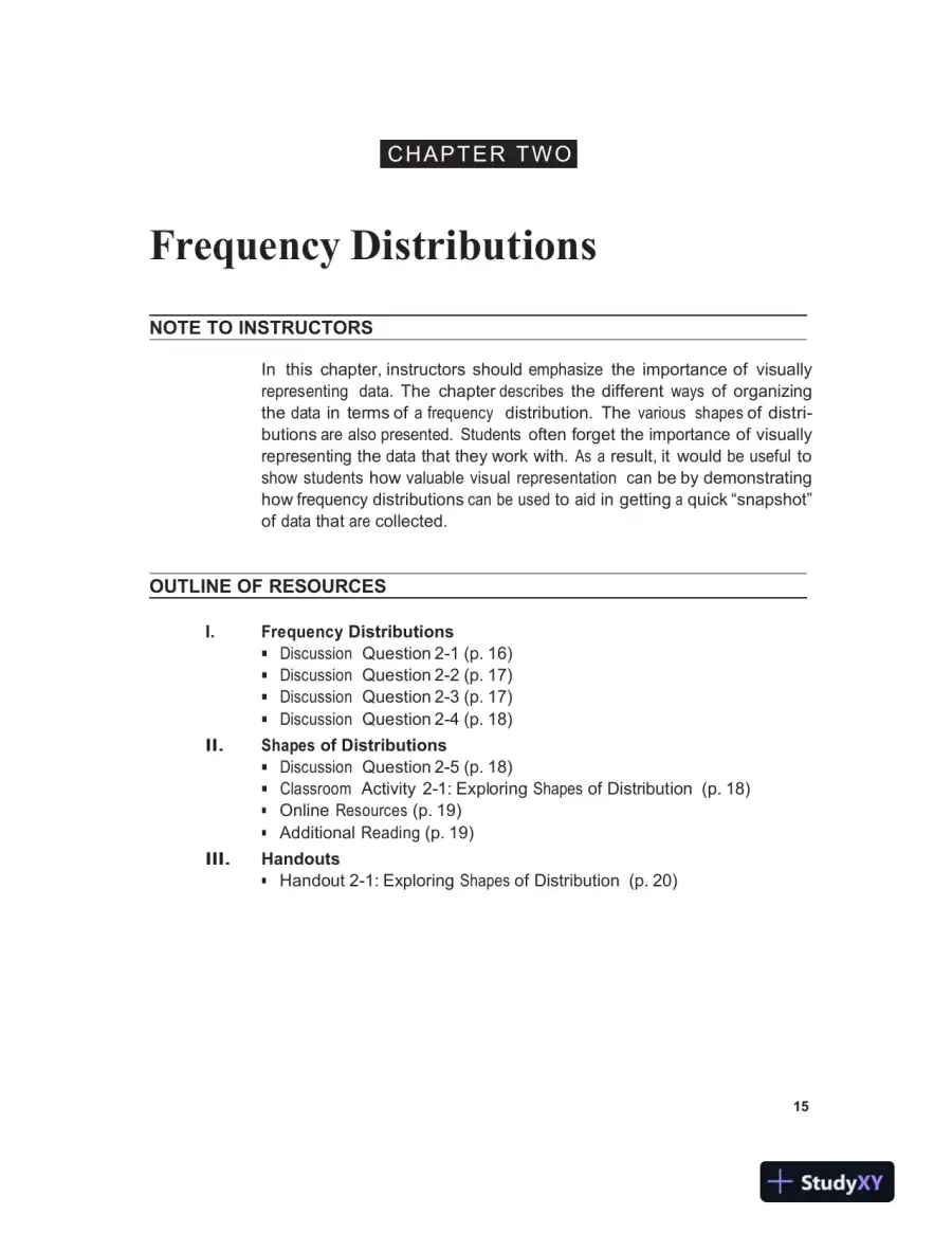 Class Notes for Essentials of Statistics for the Behavioral Sciences , 2nd Edition, page 16