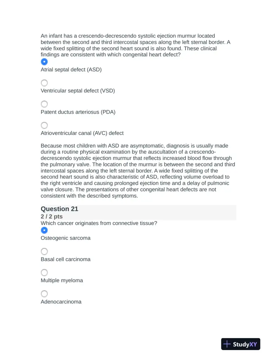 2022 NR507 Pathophysiology Final Exam With Answers (75 Solved Questions), page 11
