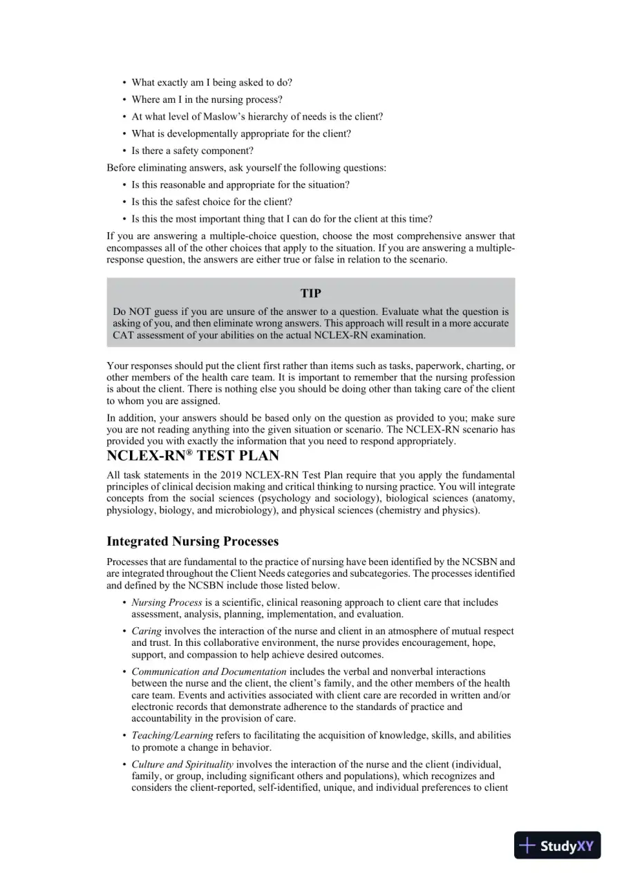 Master the NCLEX-RN Exam (2022), page 20