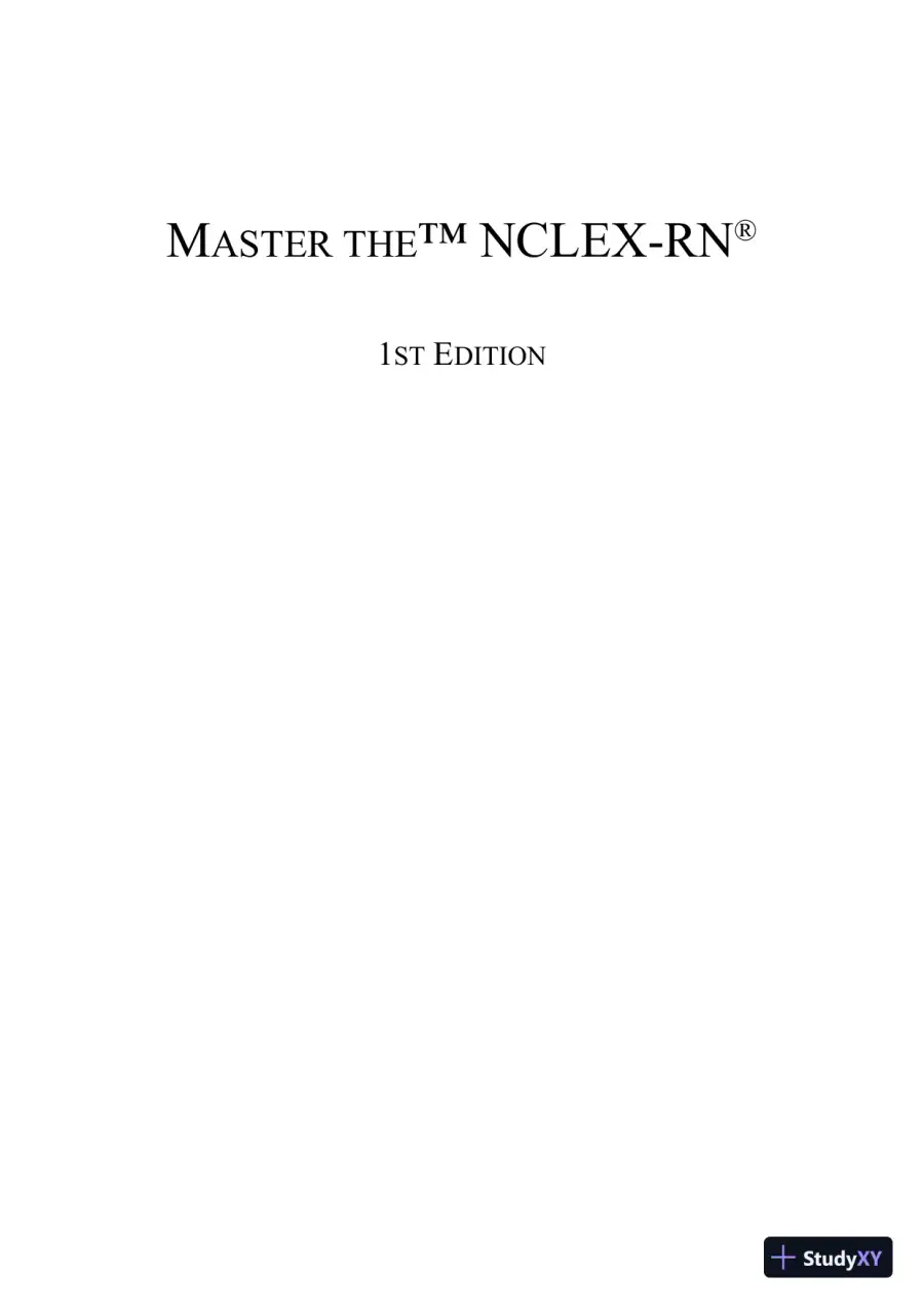 Master the NCLEX-RN Exam (2022), page 4