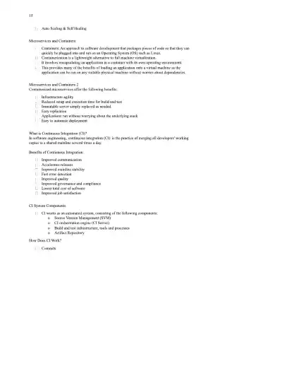DevOps and Its Importance Study Notes - Page 15 preview image