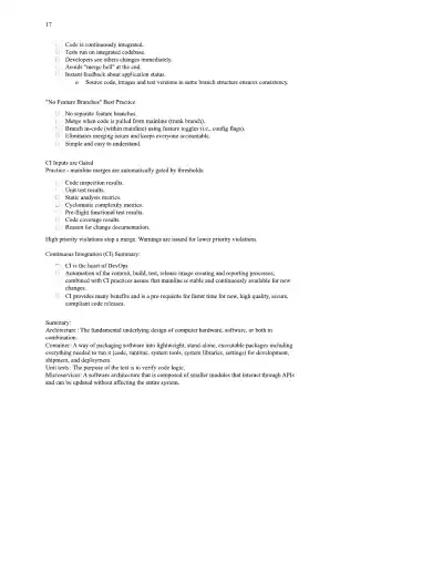 DevOps and Its Importance Study Notes - Page 17 preview image